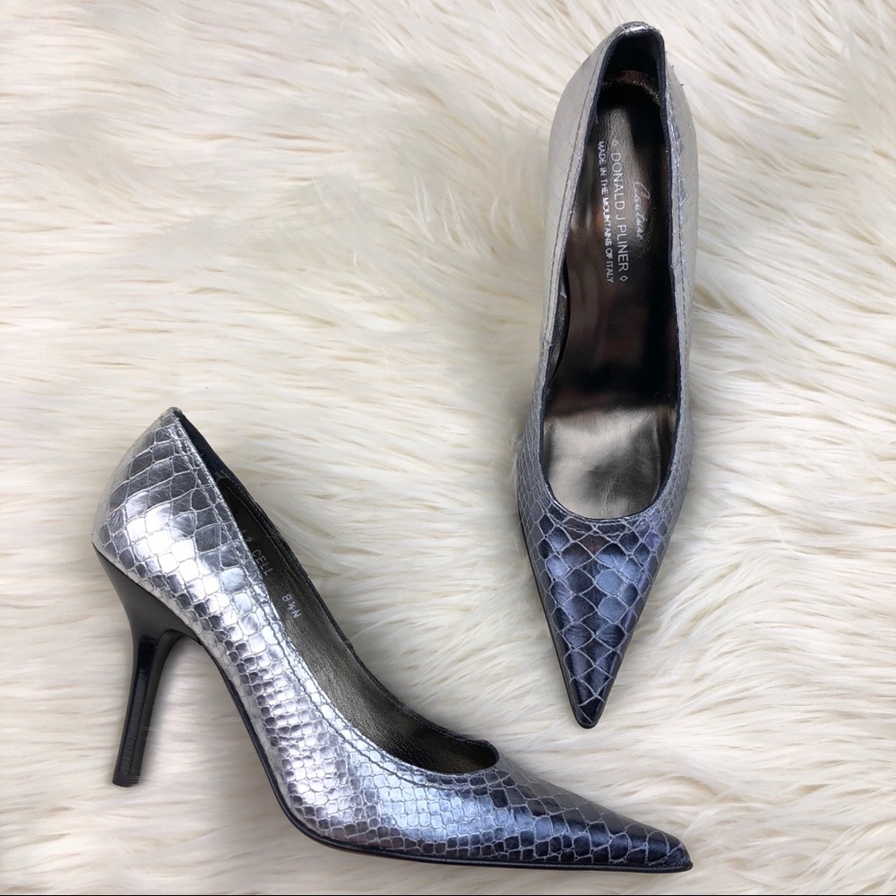 NEW Donald J. Pliner Couture Metallic Ombré Heels